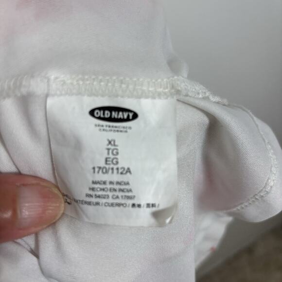 Old Navy Floral White Pink Red Print Midi Dress XL Strappy Sundress Summer - Picture 4 of 9